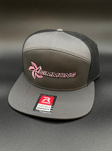 Load image into Gallery viewer, Charcoal and Black Flat Bill Cap
