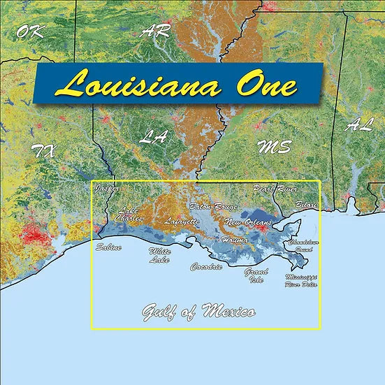 Louisiana One E-Card (Simrad/Lowrance)