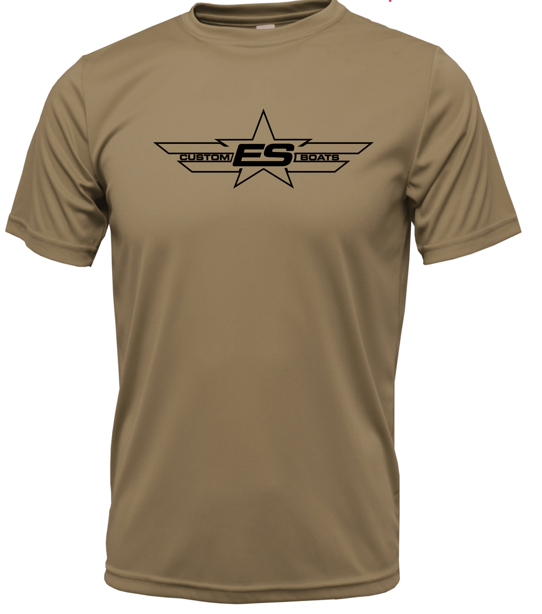Military Brown Performance SS Shirts